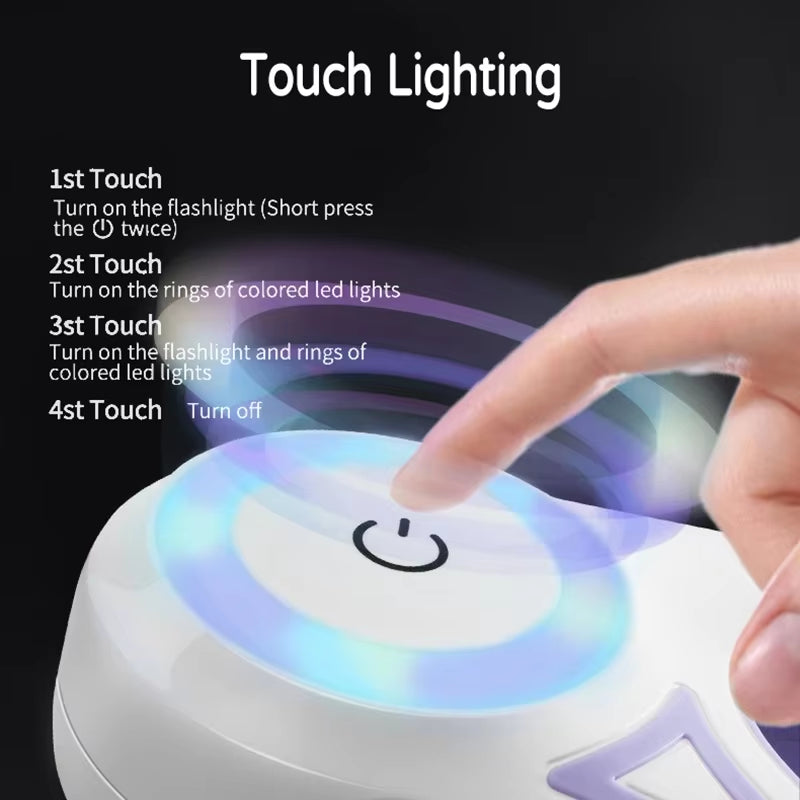 GlowPaw LED FlexiLeash – Light-Up Retractable Leash for Pets of All Sizes