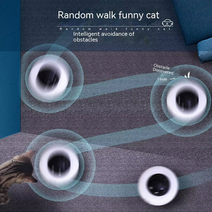 WhirlPlay UFO Teaser – Smart USB-Powered Feather Toy for Endless Cat Fun